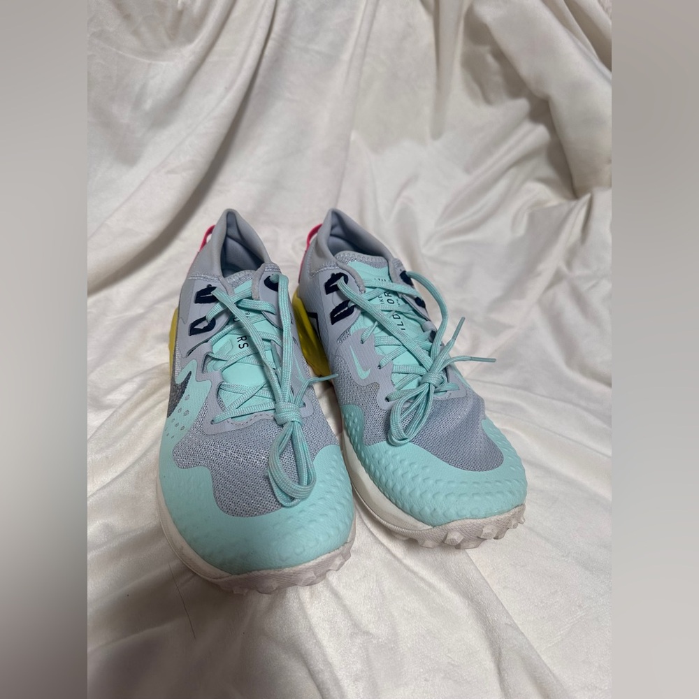 Nike Wildhorse 6 Trail Running Shoe- women’s aura/blackened blue-mint, 10 - Picture 2 of 5